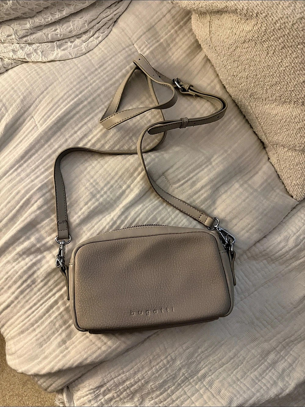 bugatti Opera Crossbody Camera Bag - Taupe